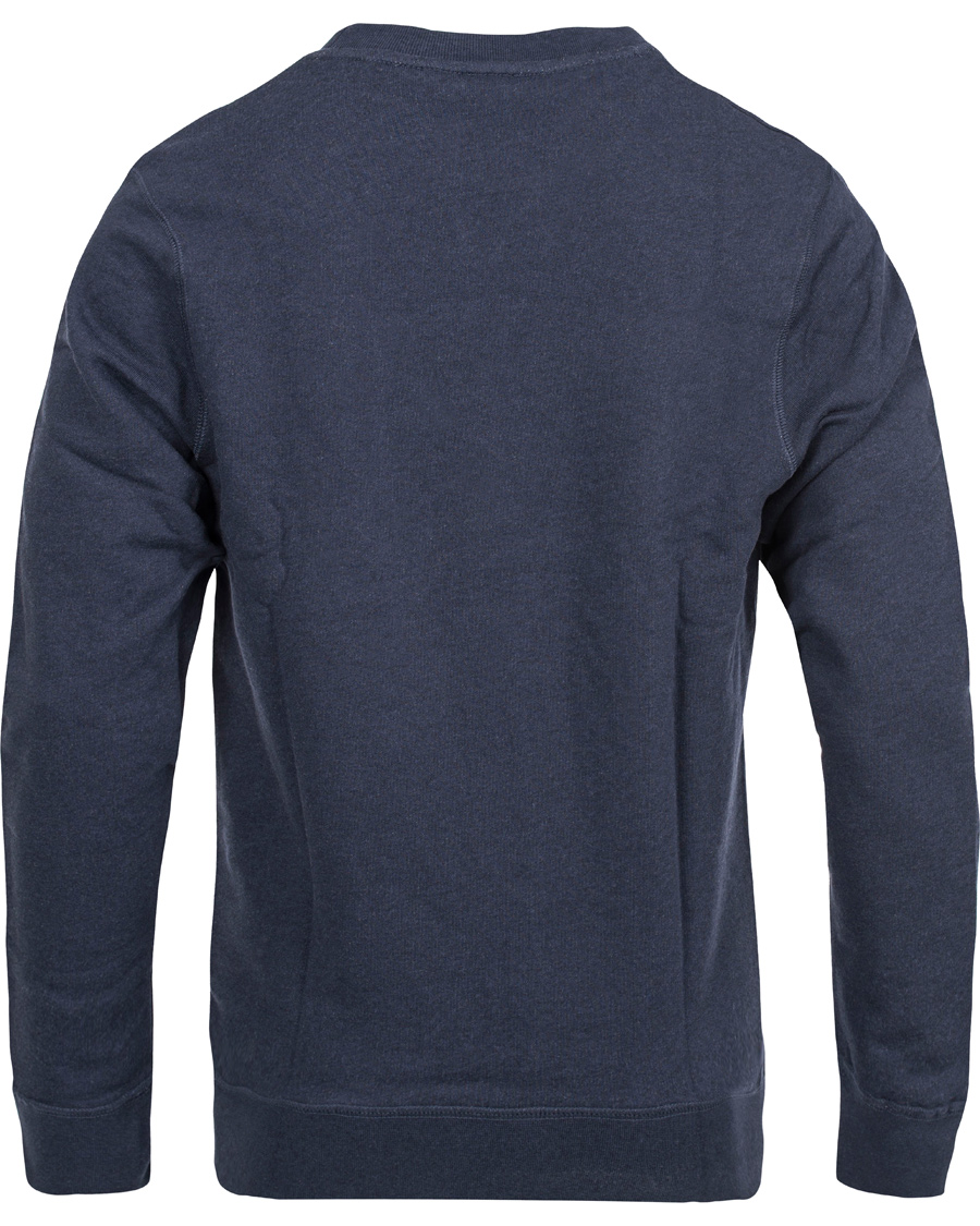 Herre | Gensere | Sunspel | Loopback Sweatshirt Navy Melange