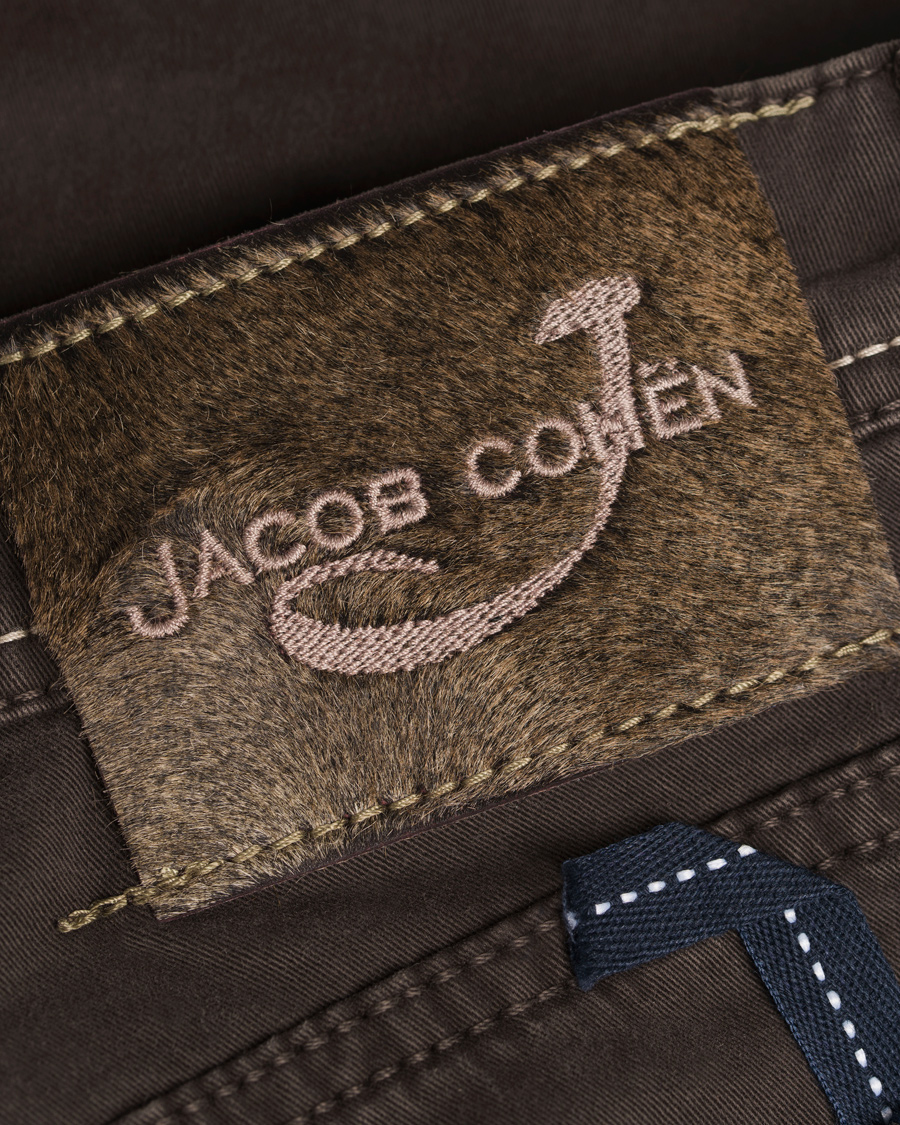 Herre | Bukser | Jacob Cohën | 622 Slim 5-Pocket Pants Dark Brown