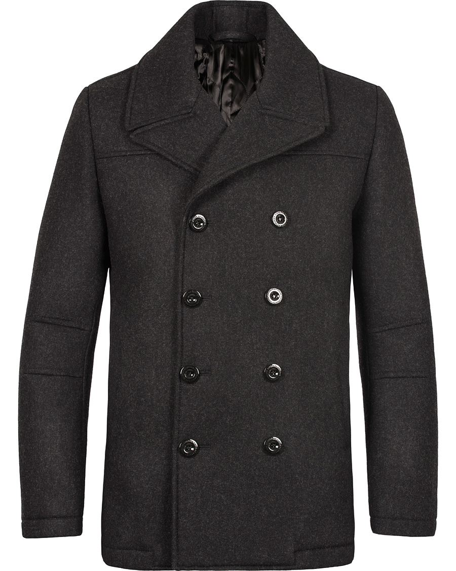 Herre | Jakker | Tiger of Sweden | Majors 3 Wool Peacoat Dark Grey