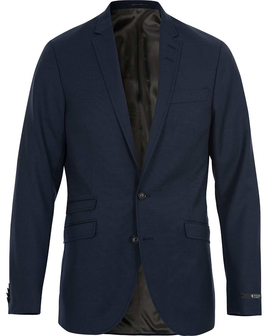 Herre | Dressjakker | Tiger of Sweden | Nedvin Marzotto Wool Blazer Sky Captain Navy 52