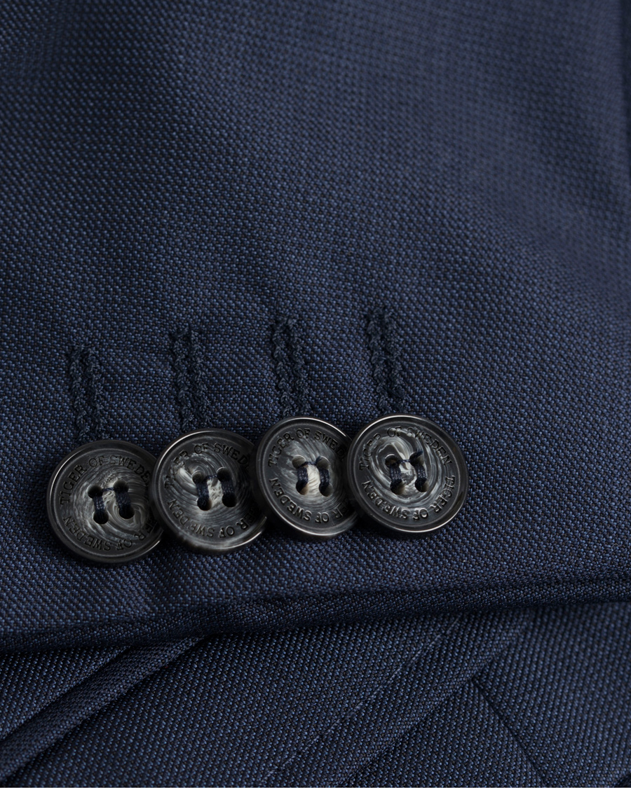 Herre | Dressjakker | Tiger of Sweden | Nedvin Marzotto Wool Blazer Sky Captain Navy 52