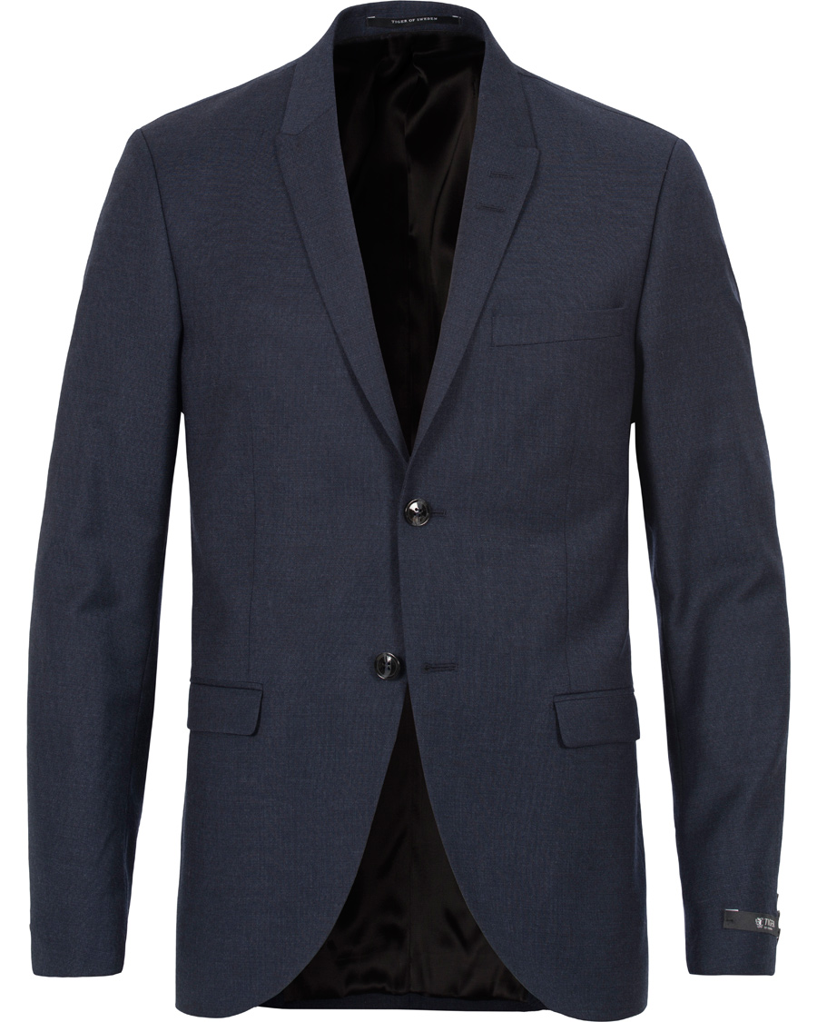 Herre | Dresser | Tiger of Sweden | Evert 14 Wool Suit Navy Blue