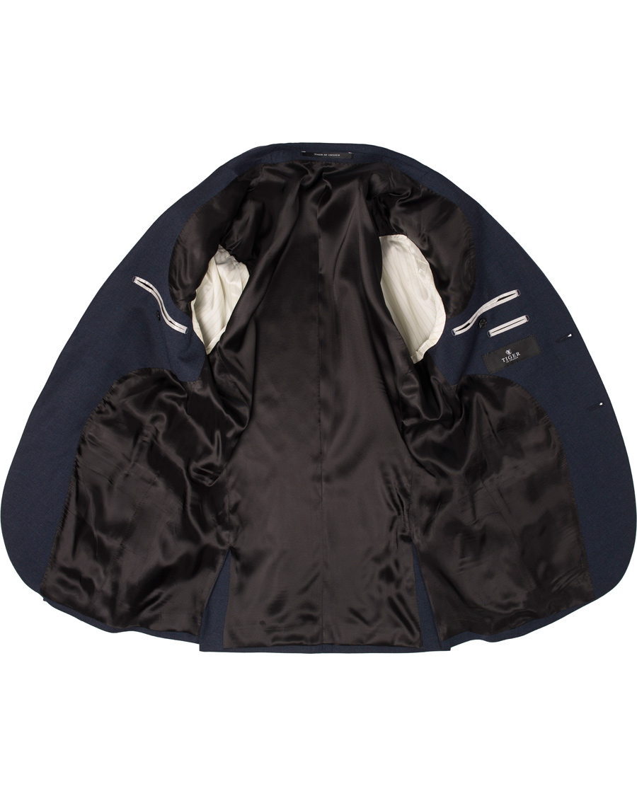 Herre | Dresser | Tiger of Sweden | Evert 14 Wool Suit Navy Blue