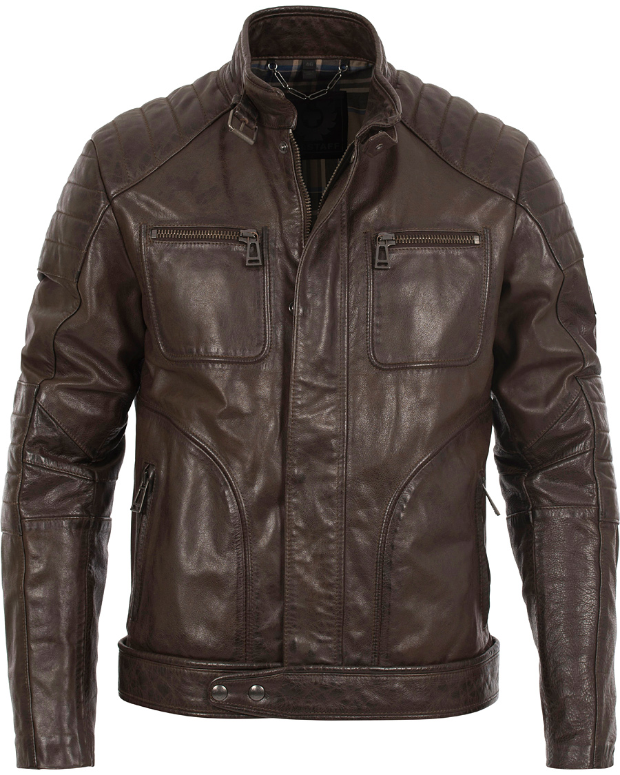 Herre | Jakker | Belstaff | Weybridge Leather Jacket Black/Brown