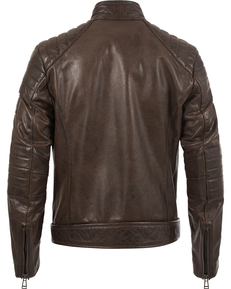 Herre | Jakker | Belstaff | Weybridge Leather Jacket Black/Brown