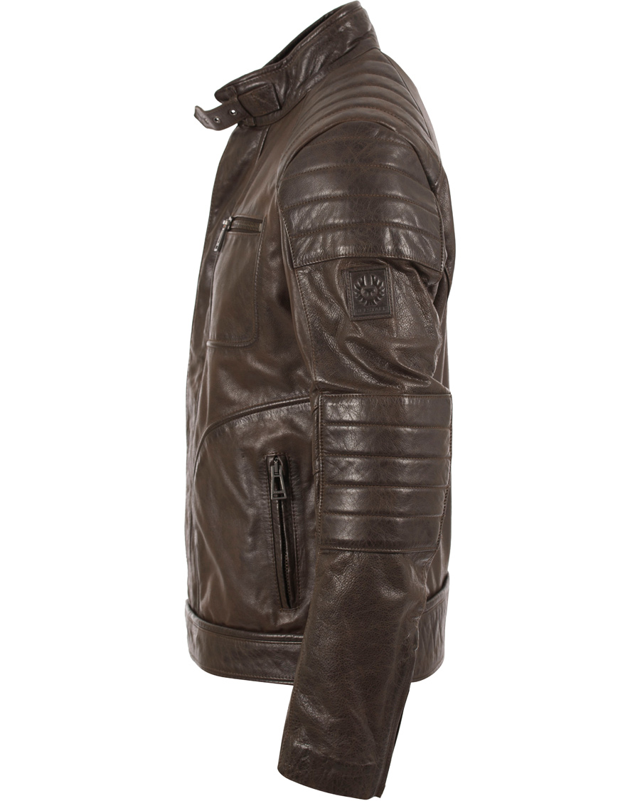 Herre | Jakker | Belstaff | Weybridge Leather Jacket Black/Brown