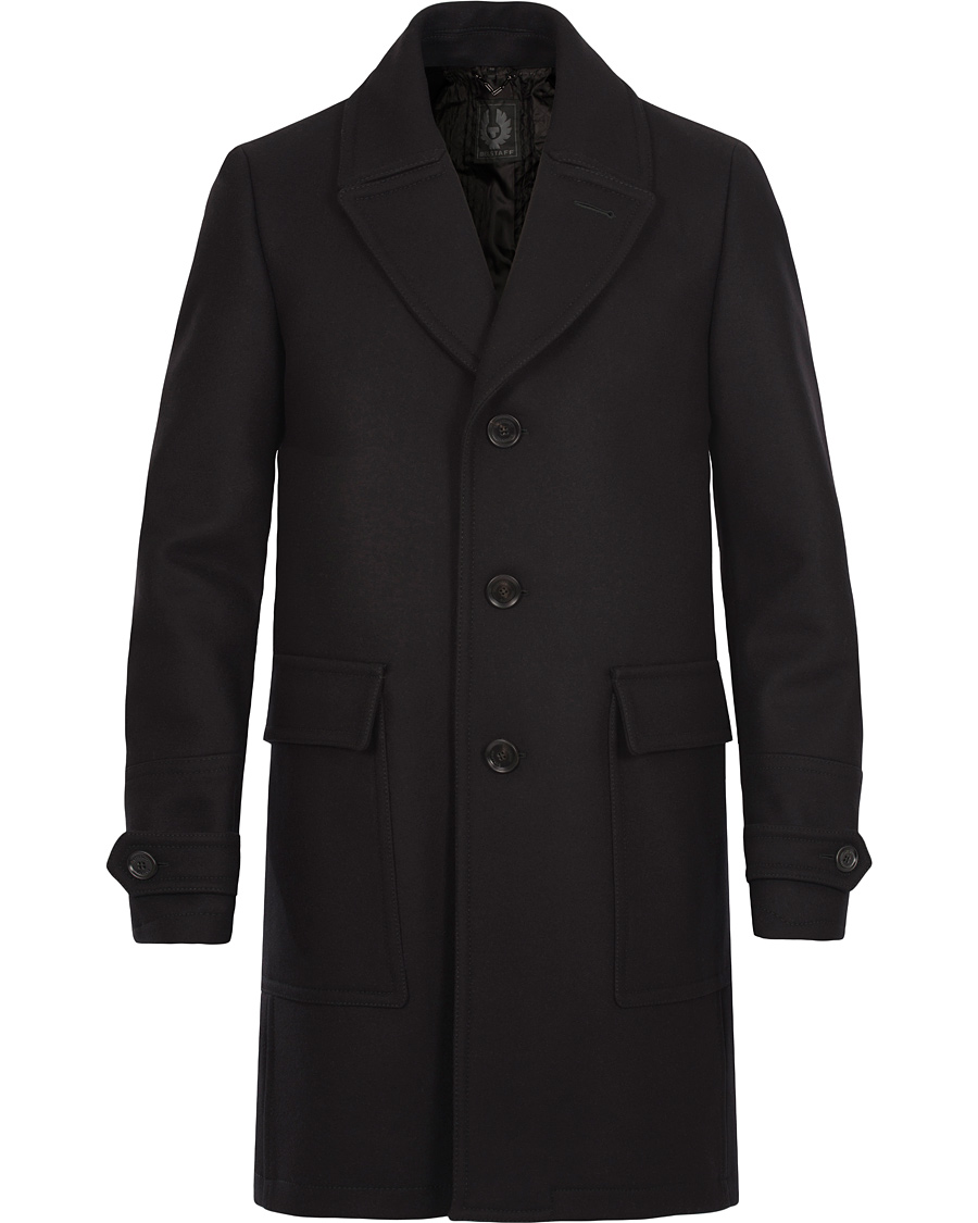 Herre | Jakker | Belstaff | Bosbury Wool/Cashmere Coat Black