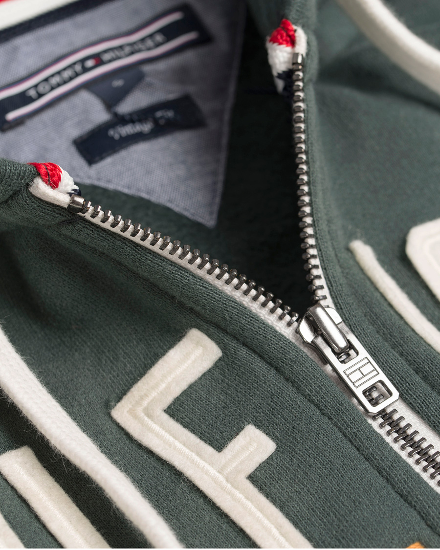 Herre | Gensere | Tommy Hilfiger | Nardo Zip Hooded Sweatshirt Old Green