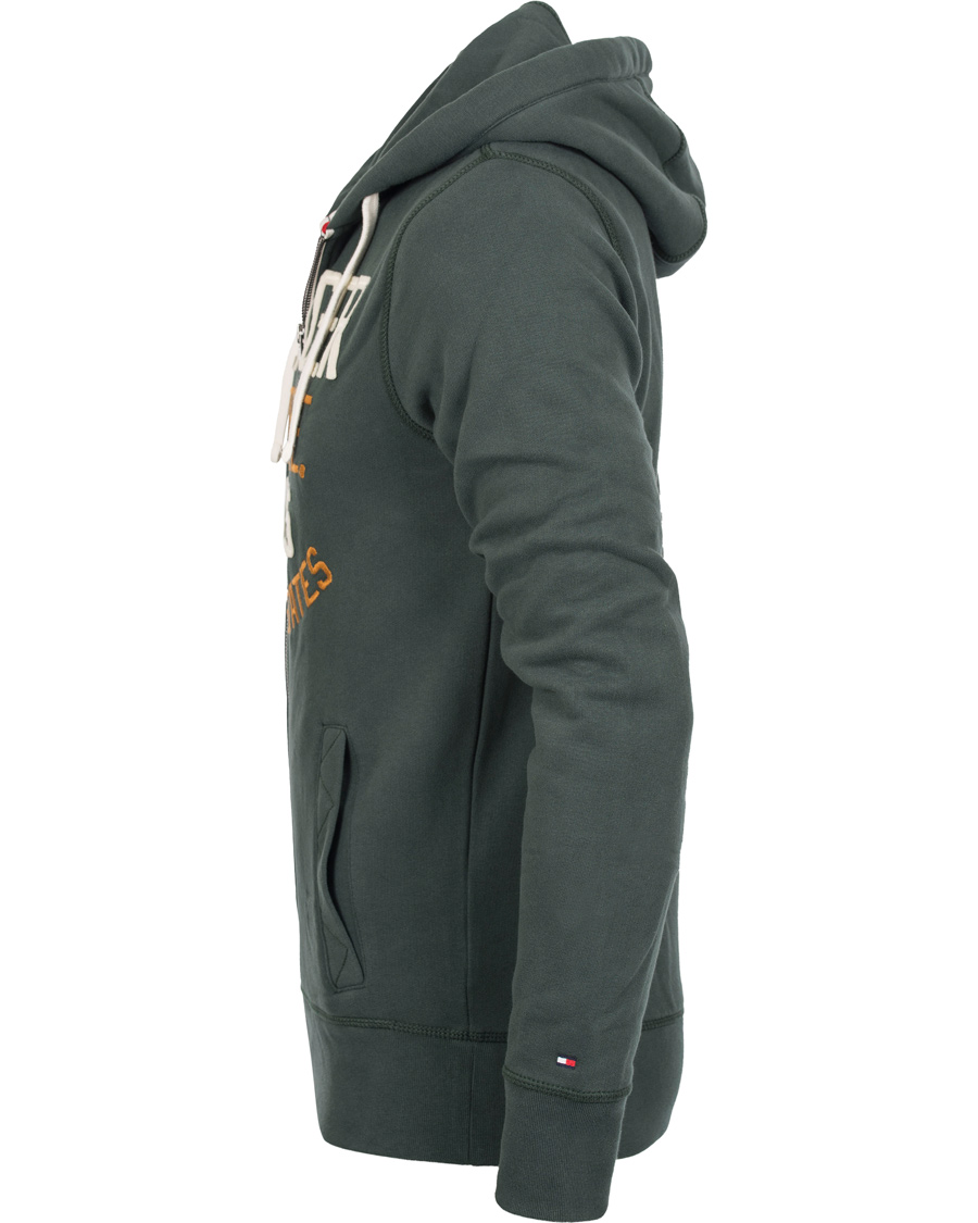 Herre | Gensere | Tommy Hilfiger | Nardo Zip Hooded Sweatshirt Old Green