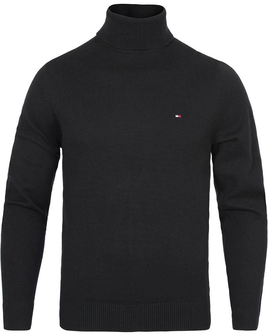 Herre | Gensere | Tommy Hilfiger | Pima Cotton Cashmere Roll Neck Black
