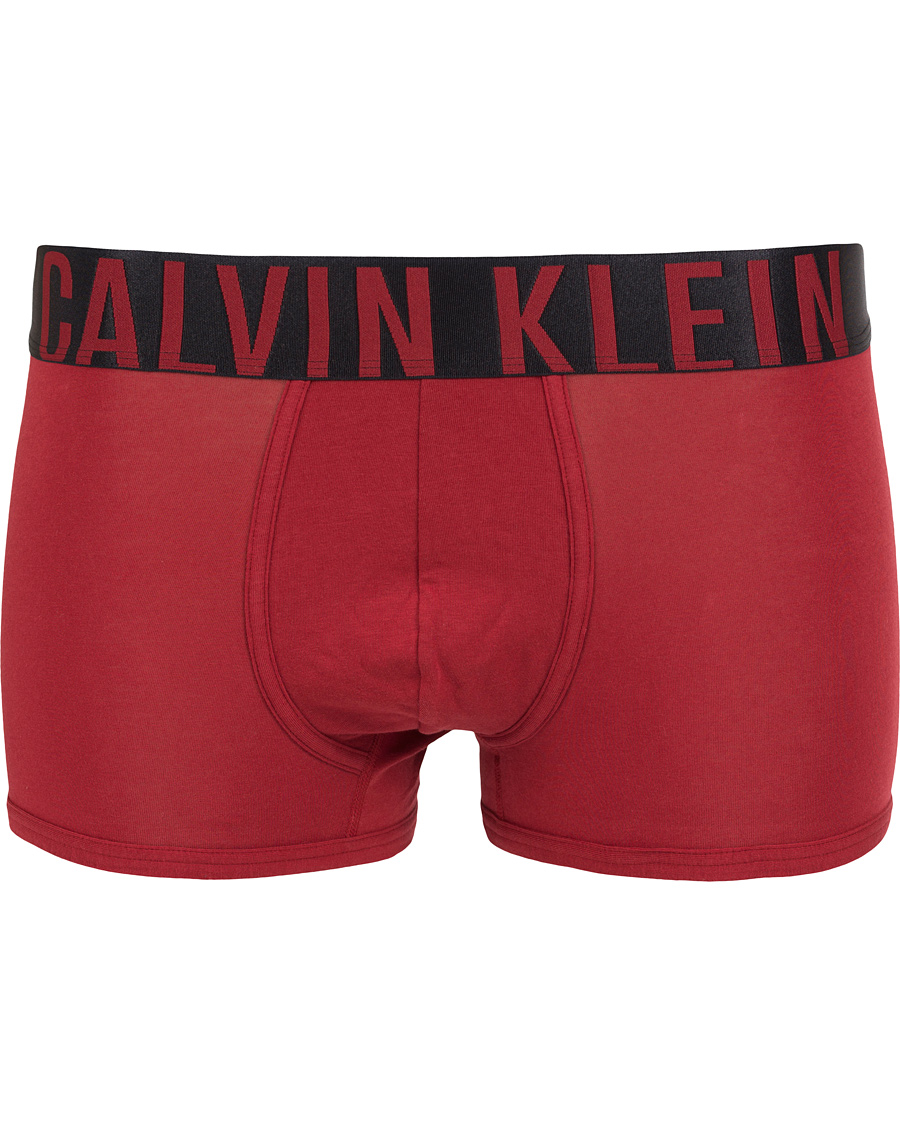 Herre | Undertøy | Calvin Klein | Power Cotton Trunk Bordeaux Red