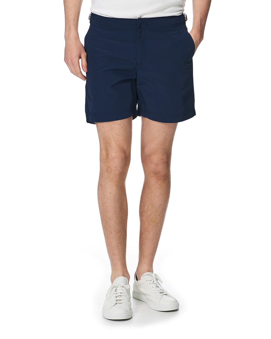 Herre | Badeshorts | Orlebar Brown | Bulldog Medium Length Swim Shorts Navy