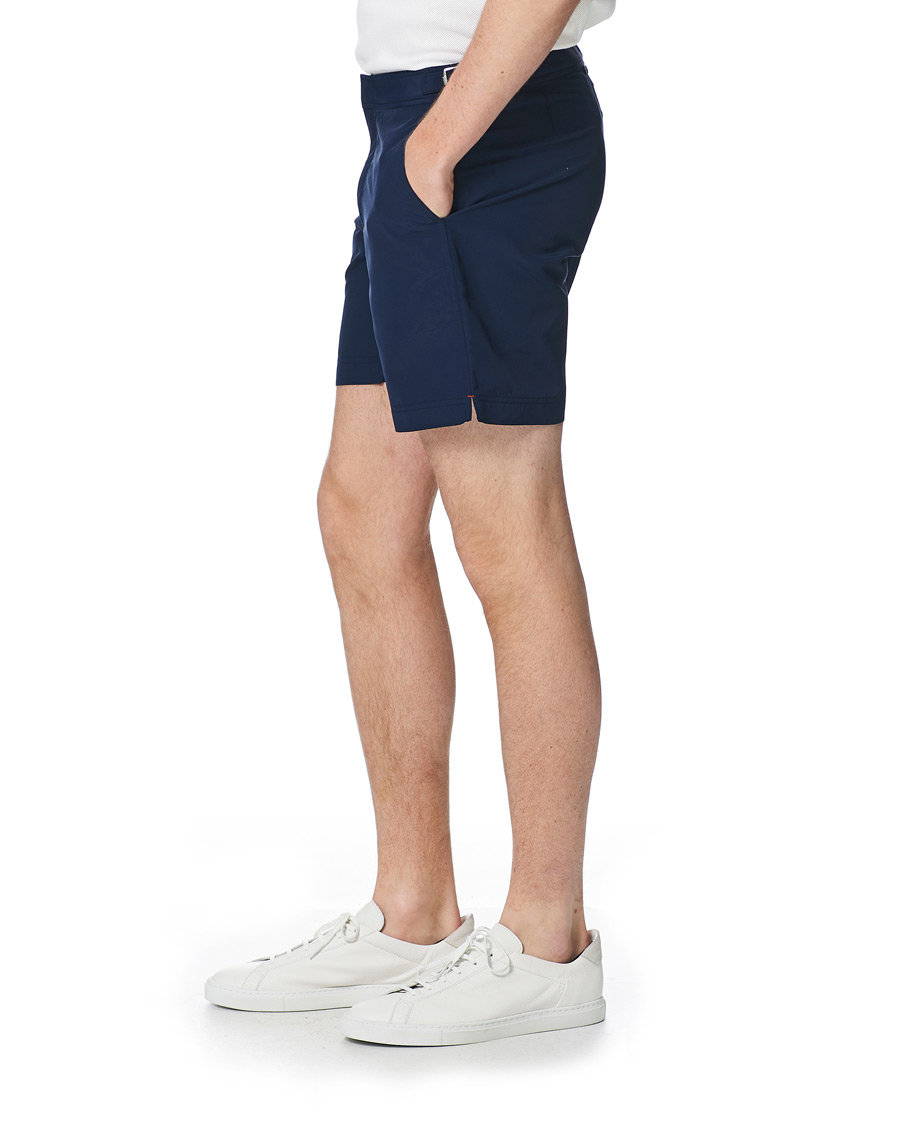 Herre | Badeshorts | Orlebar Brown | Bulldog Medium Length Swim Shorts Navy