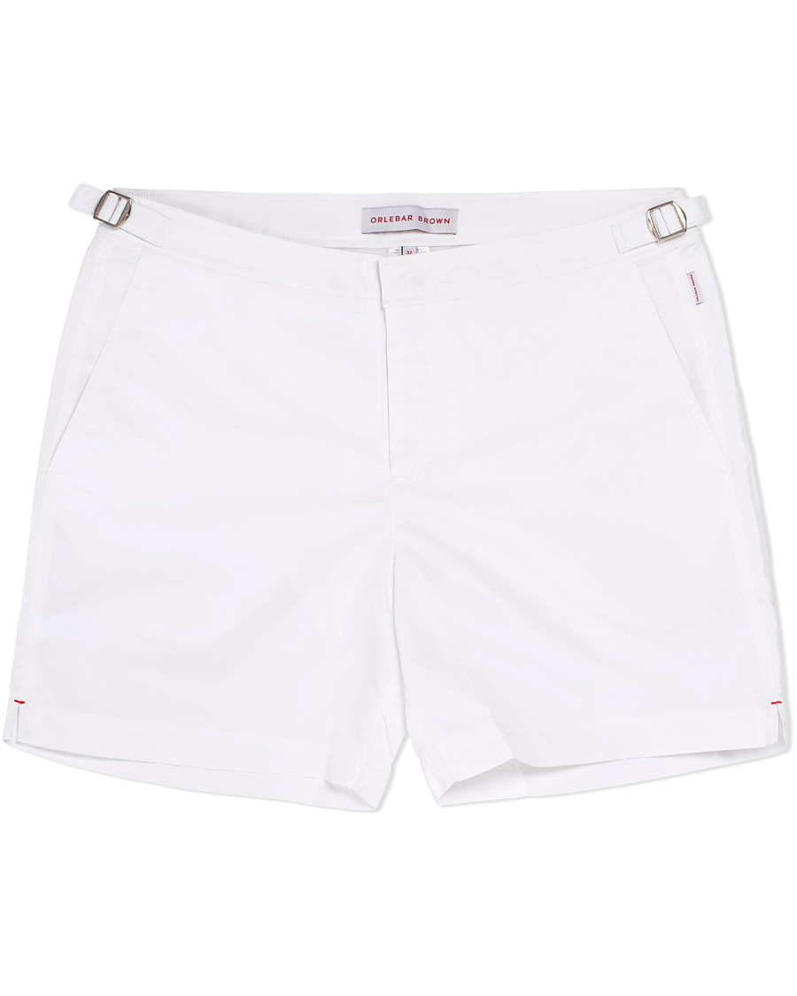 Herre | Badeshorts | Orlebar Brown | Bulldog Medium Length Swim Shorts White
