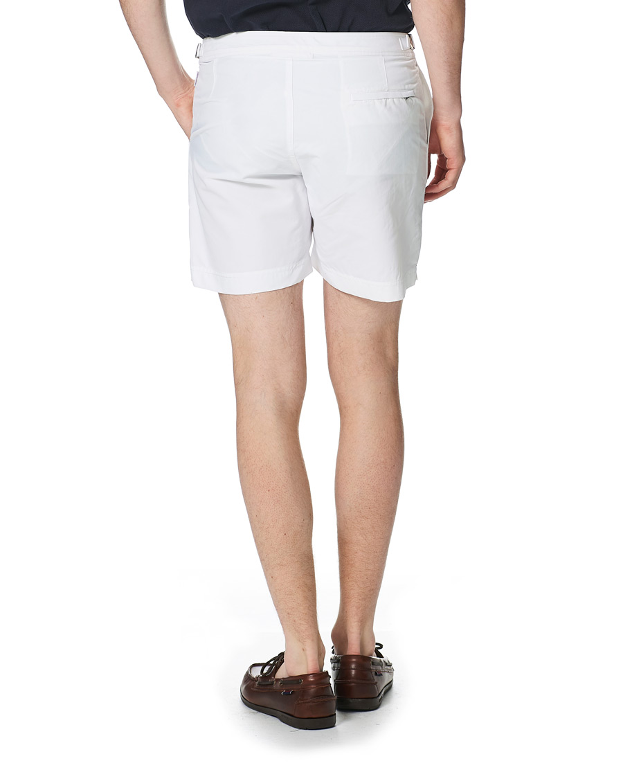 Herre | Badeshorts | Orlebar Brown | Bulldog Medium Length Swim Shorts White