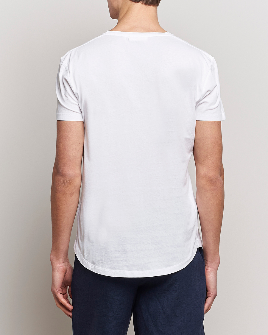 Herre | T-Shirts | Orlebar Brown | OB V-Neck Tee White