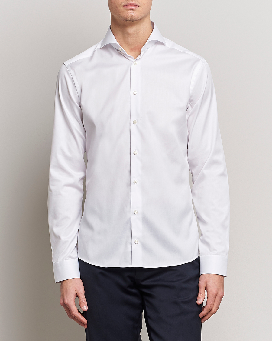 Herre | Business & Beyond | Eton | Super Slim Fit Shirt Cutaway White