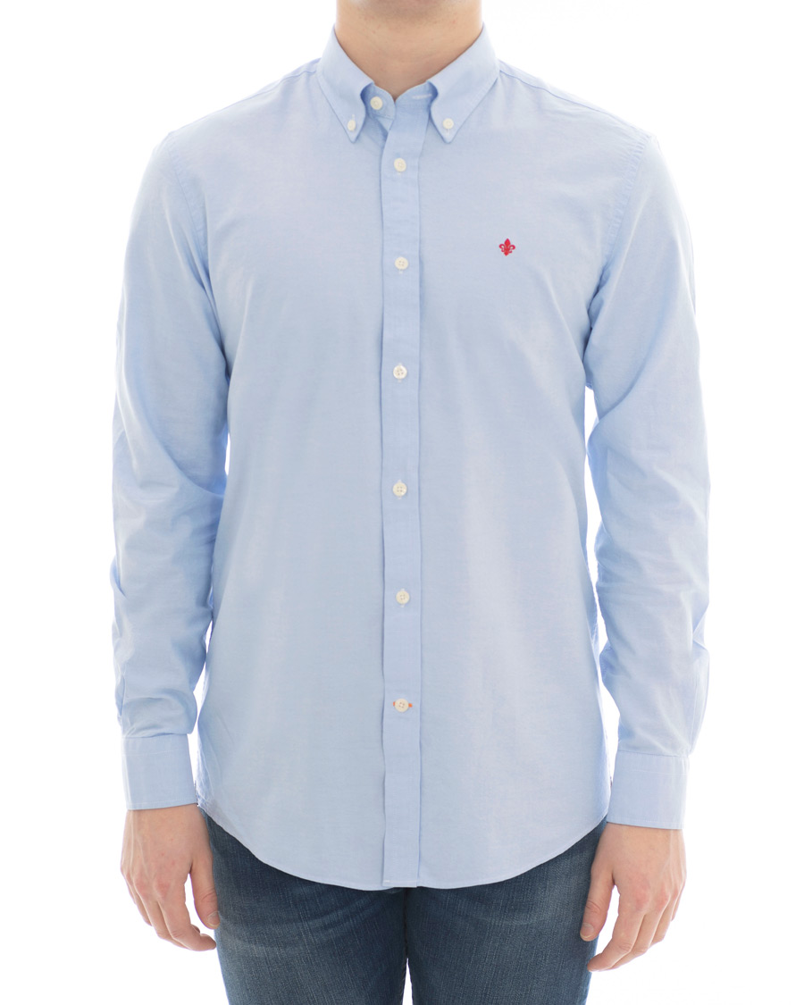 Herre | Skjorter | Morris | Oxford Button Down Shirt Light Blue