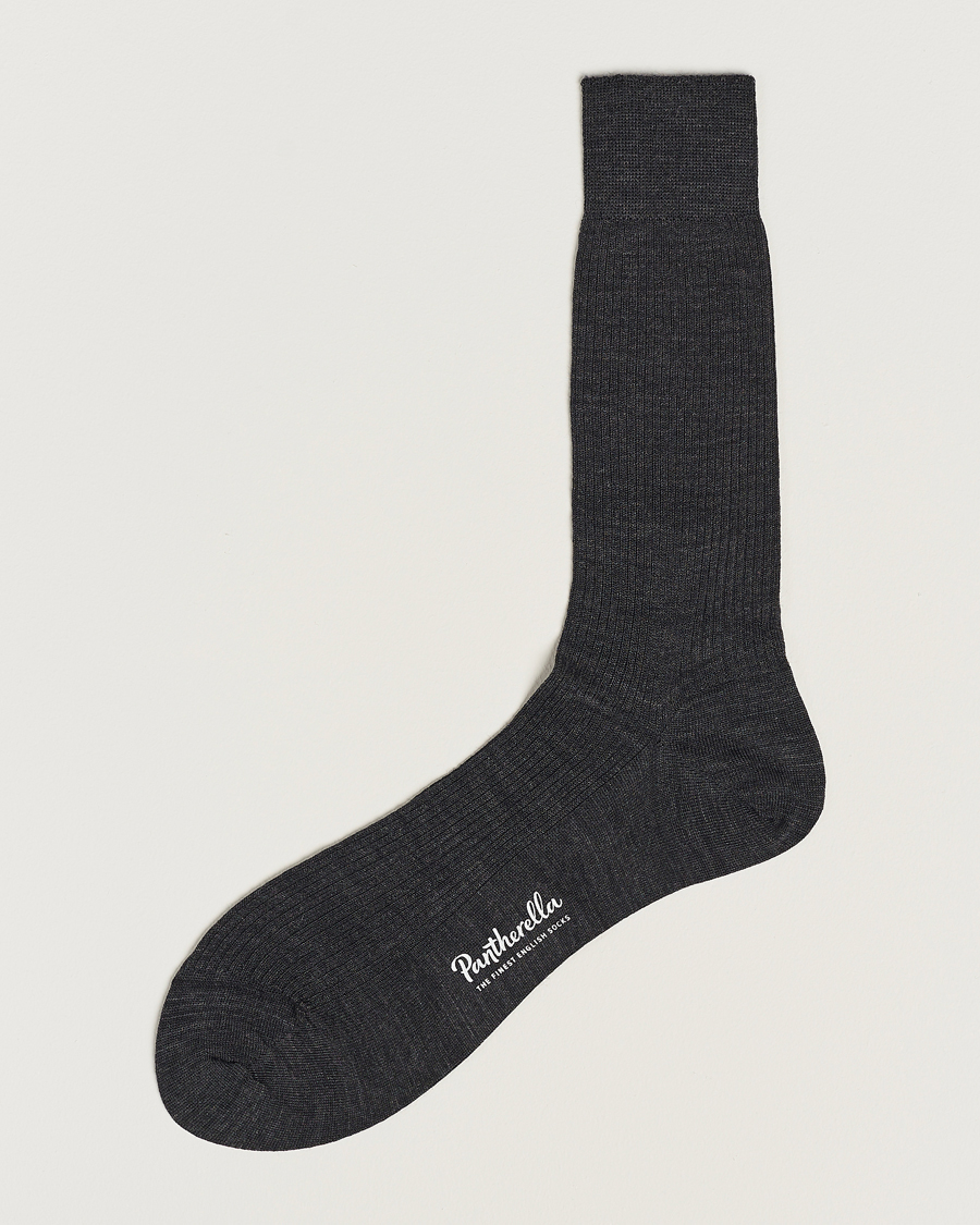 Herre | Vanlige sokker | Pantherella | Naish Merino/Nylon Sock Charcoal