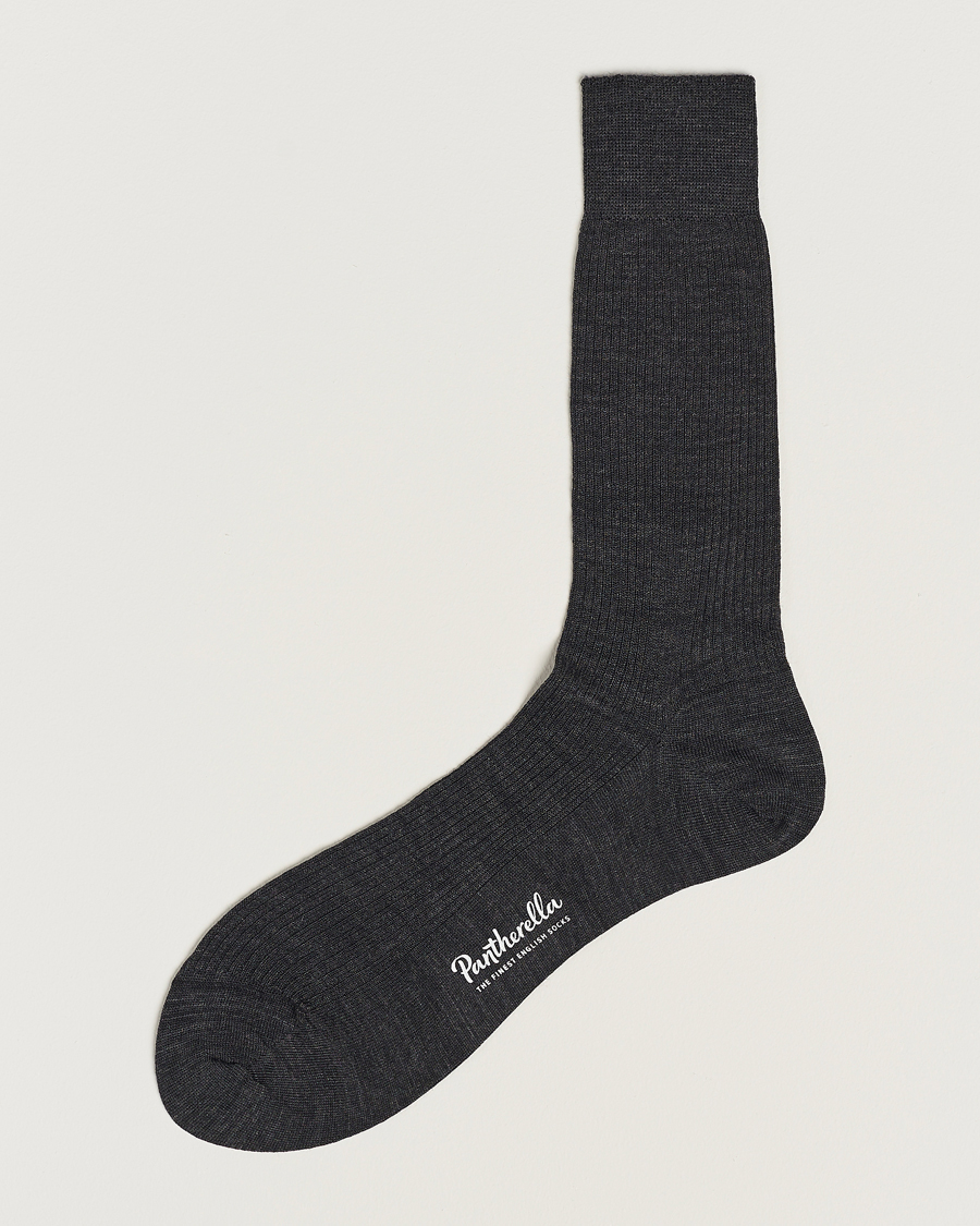 Herre | Undertøy | Pantherella | Naish Merino/Nylon Sock Charcoal