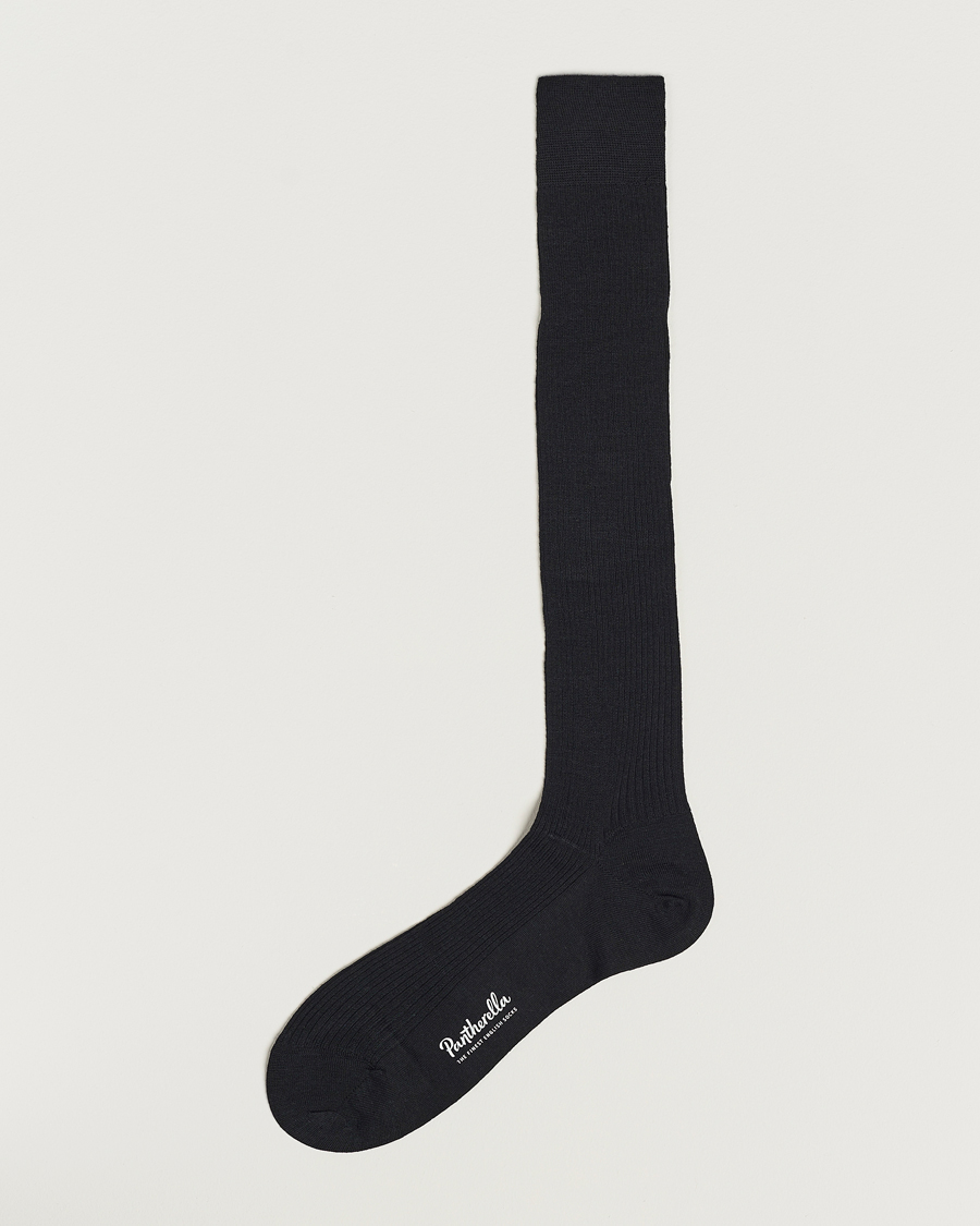 Herre | Pantherella | Pantherella | Naish Long Merino/Nylon Sock Black
