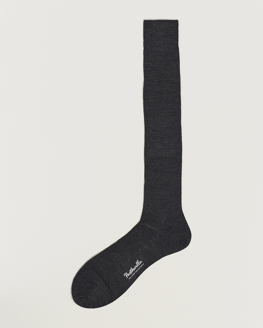 Herre |  | Pantherella | Naish Long Merino/Nylon Sock Charcoal