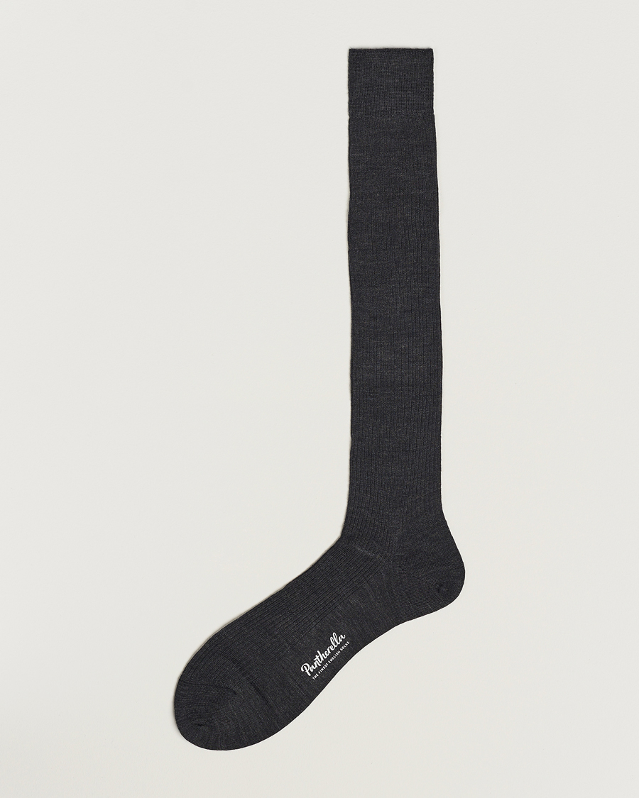 Herre | Undertøy | Pantherella | Naish Long Merino/Nylon Sock Charcoal