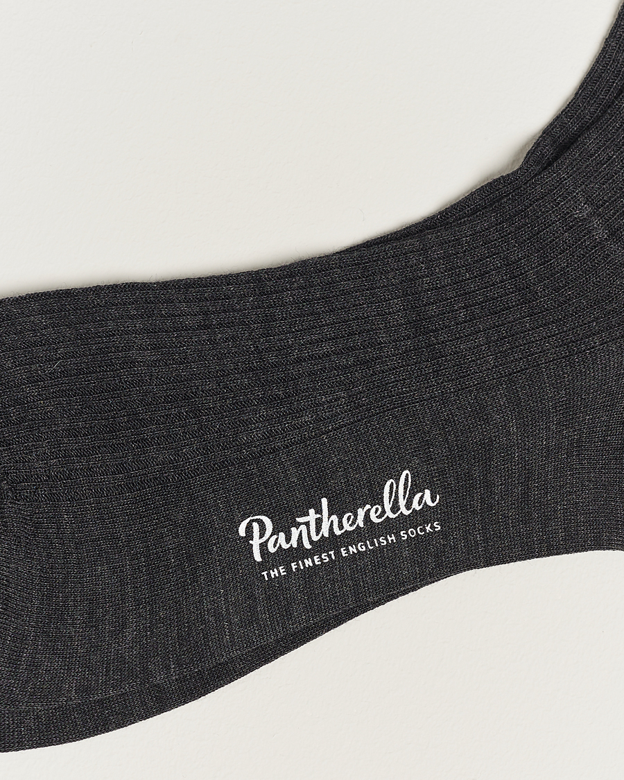 Herre | Sokker i merinoull | Pantherella | Naish Long Merino/Nylon Sock Charcoal