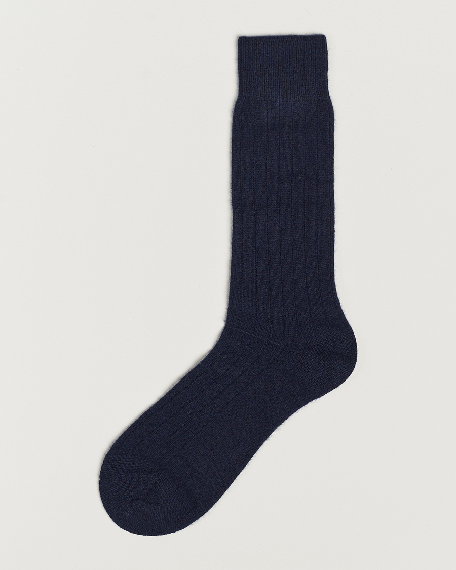 Herre | Undertøy | Pantherella | Waddington Cashmere Sock Navy
