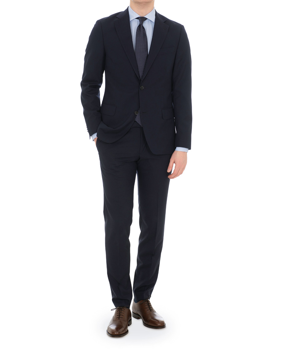 Herre | Skjorter | Stenströms | Superslim Structured Shirt Blue/White