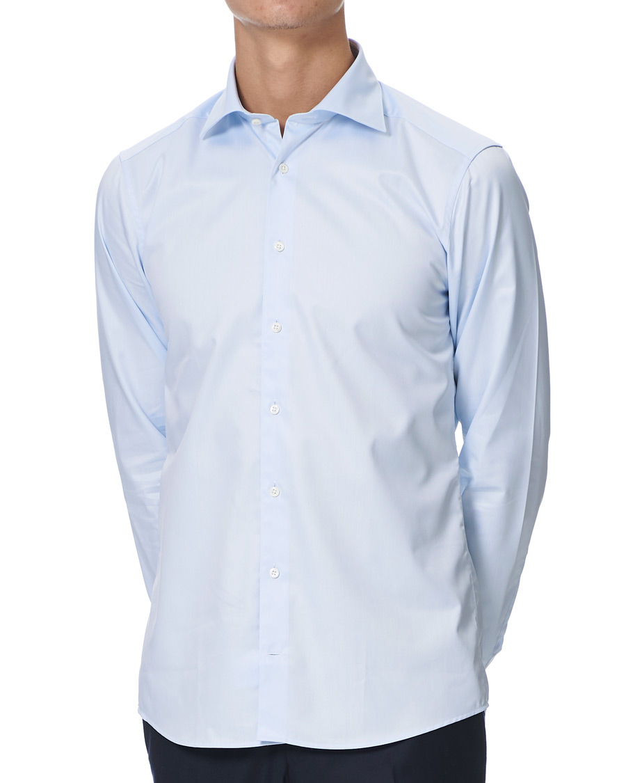 Herre | Skjorter | Stenströms | Superslim Plain Shirt Blue