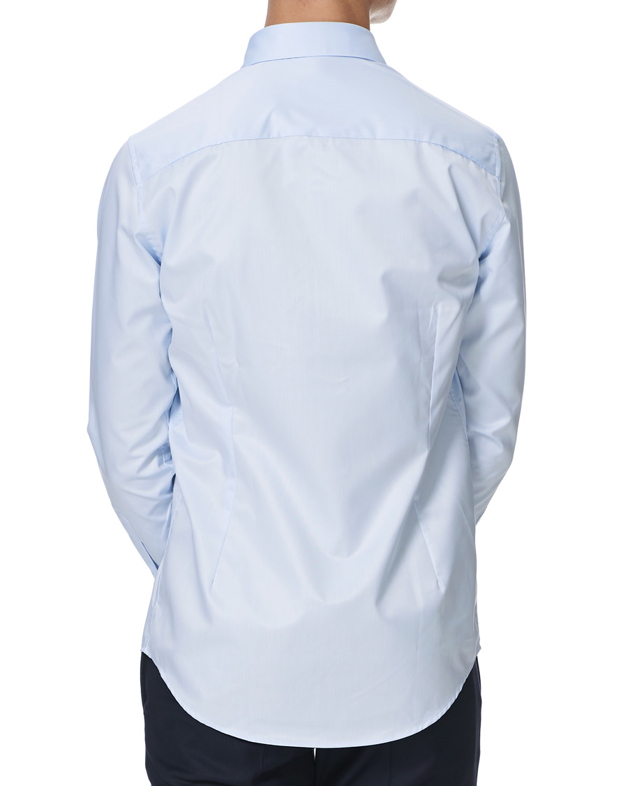 Herre | Skjorter | Stenströms | Superslim Plain Shirt  Blue