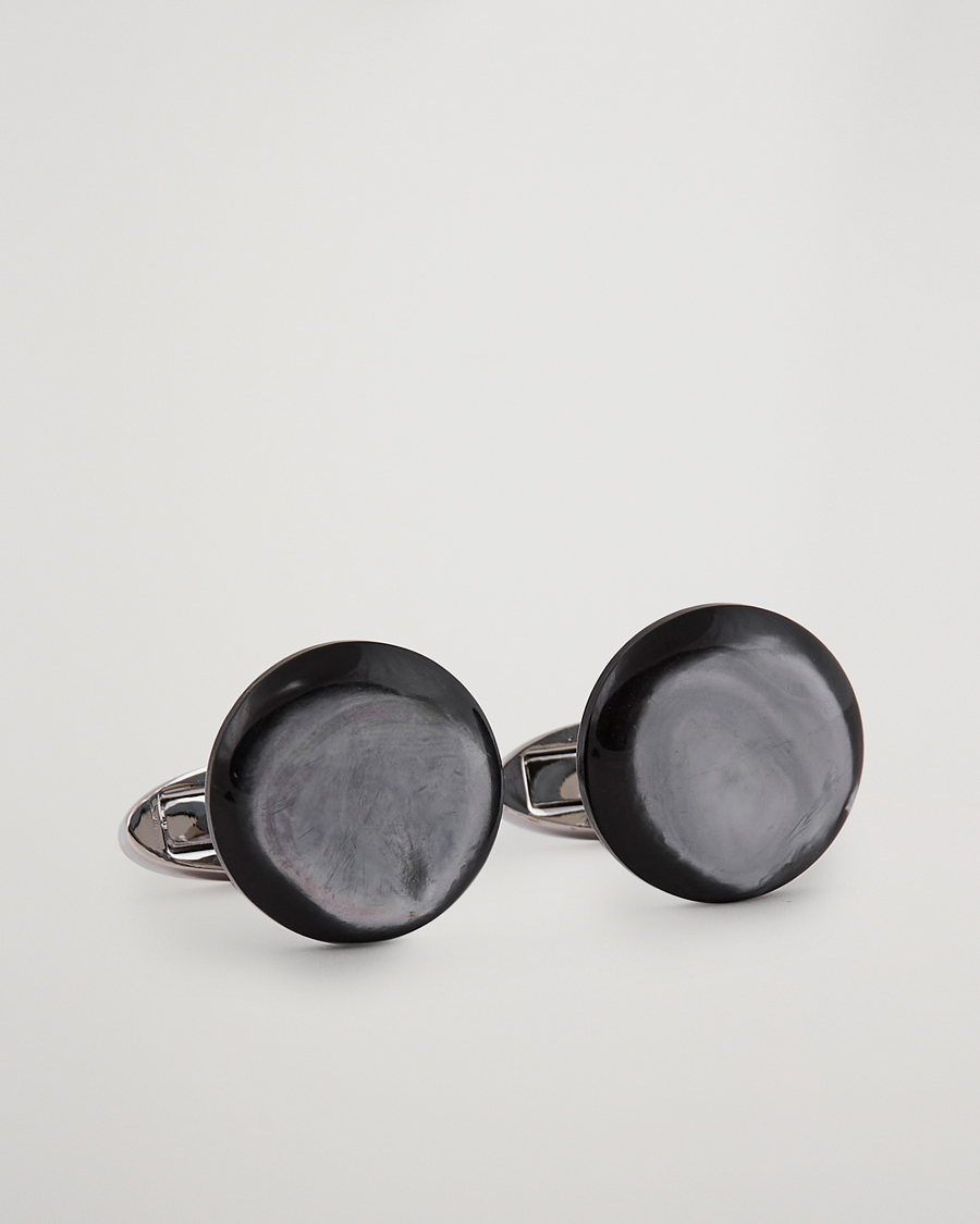 Herre | Mansjettknapper | Stenströms | Mother of Pearl Cufflink Grey