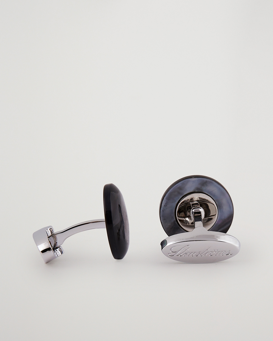 Herre | Avdelinger | Stenströms | Mother of Pearl Cufflink Grey