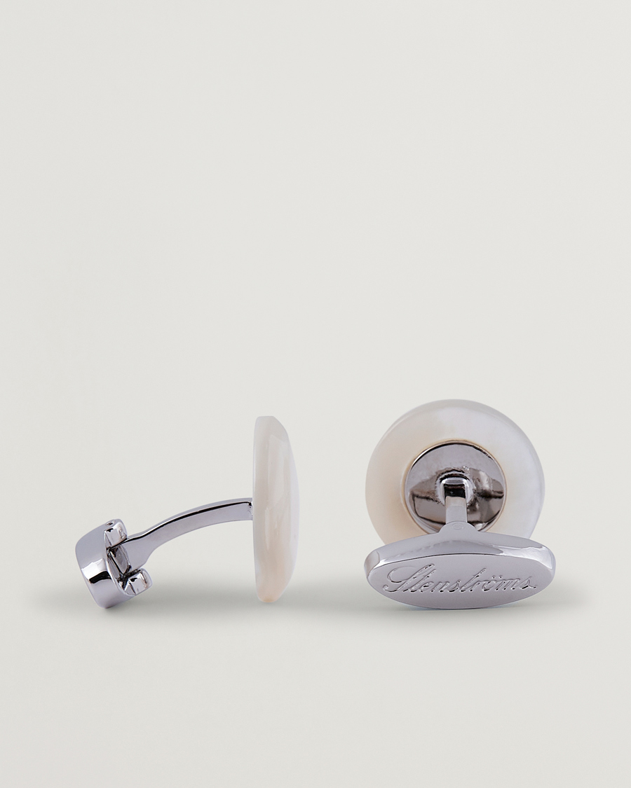 Herr |  | Stenströms | Mother of Pearl Cufflink White