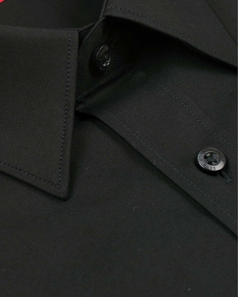 Herre | Skjorter | HUGO | Elisha Slim Fit Shirt Black
