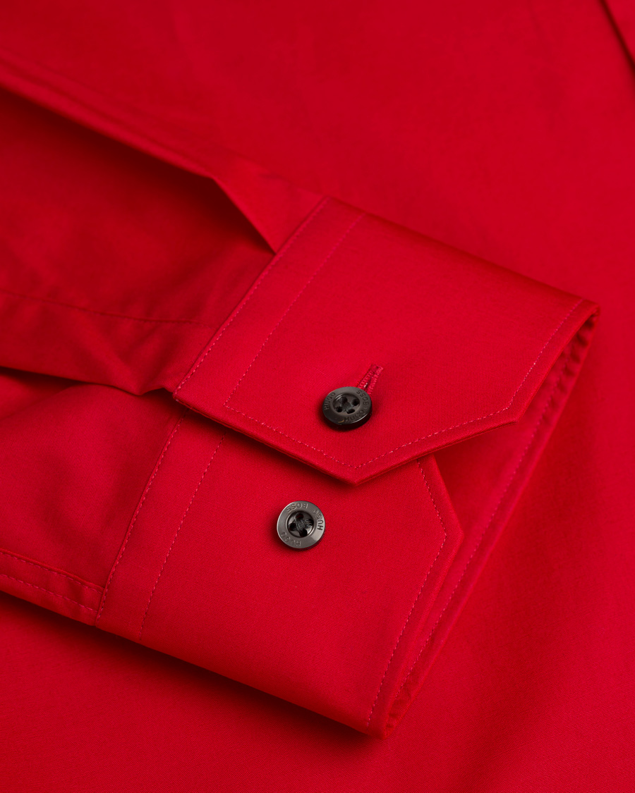 Herre | Skjorter | HUGO | Elisha Slim Fit Shirt Bright Red