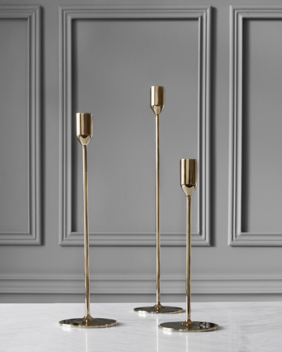 Herre | Julegavetips | Skultuna | Nightlight Candlestick Brass