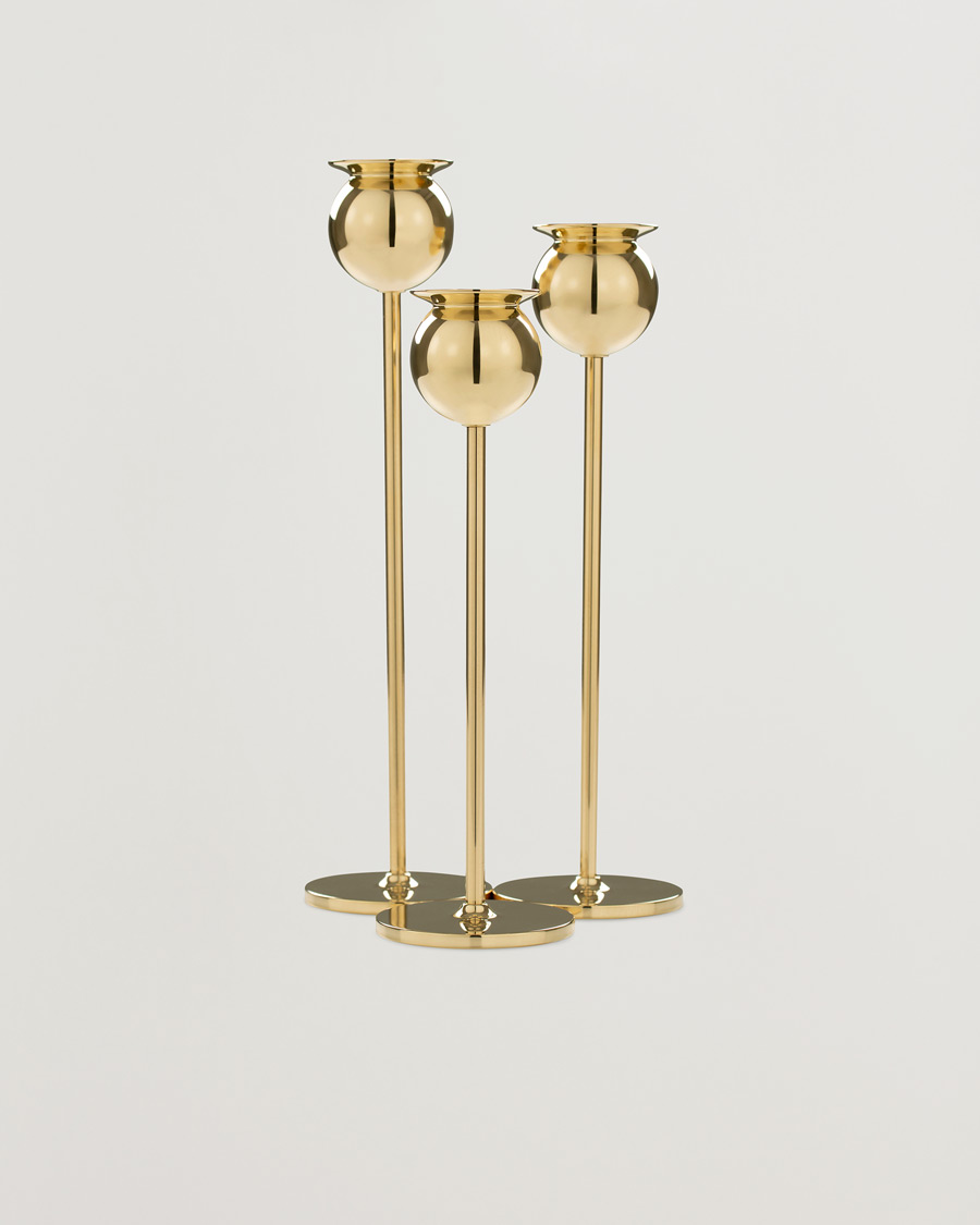 Herre | Pyntegjenstander | Skultuna | The Tulip Candlestick Brass Set of Three