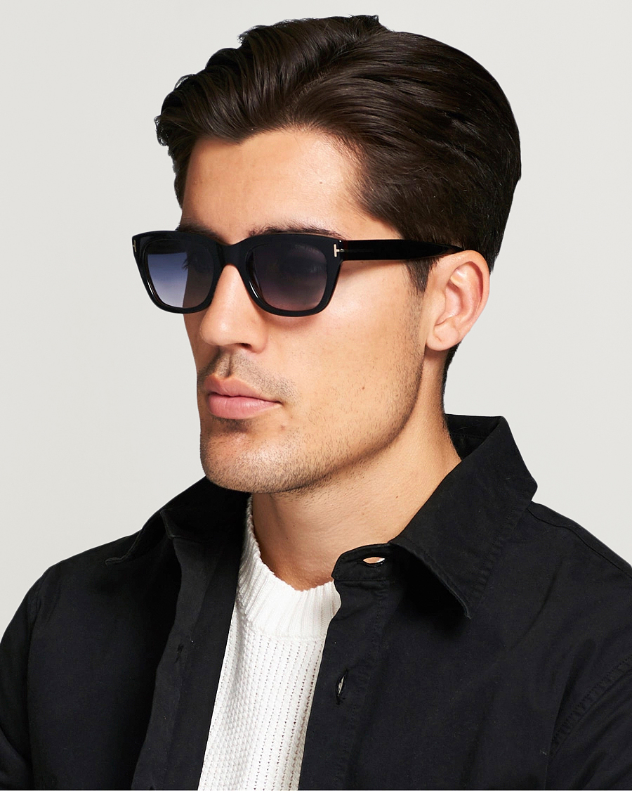Herre | Buede solbriller | Tom Ford | Snowdon FT0237 Sunglasses Black