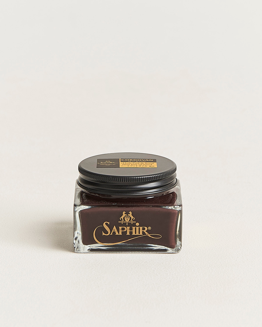Herre | Skopleie | Saphir Medaille d'Or | Cordovan Creme 75 ml Dark Brown
