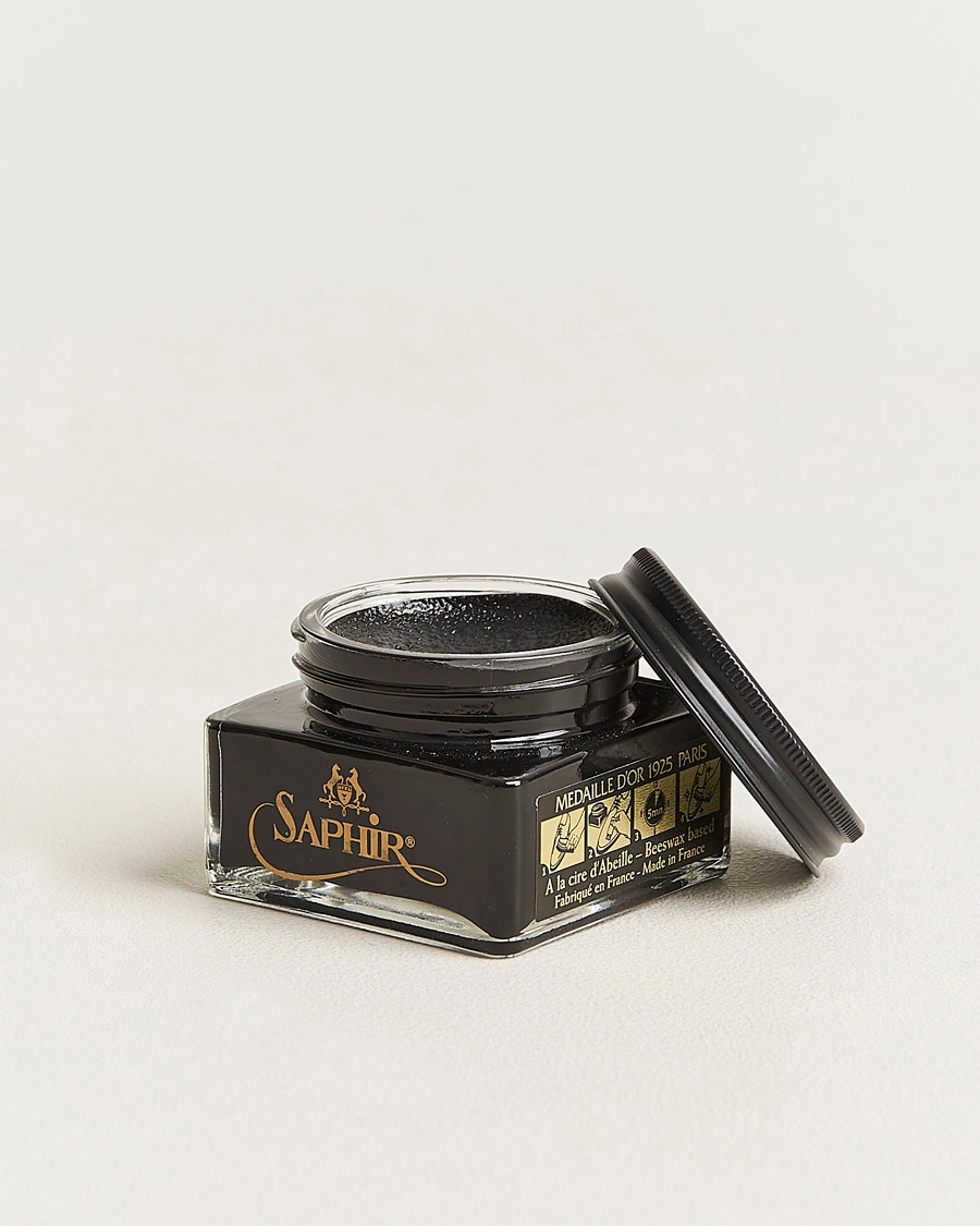 Herre | Skopleie | Saphir Medaille d'Or | Creme Pommadier 1925 75 ml Black