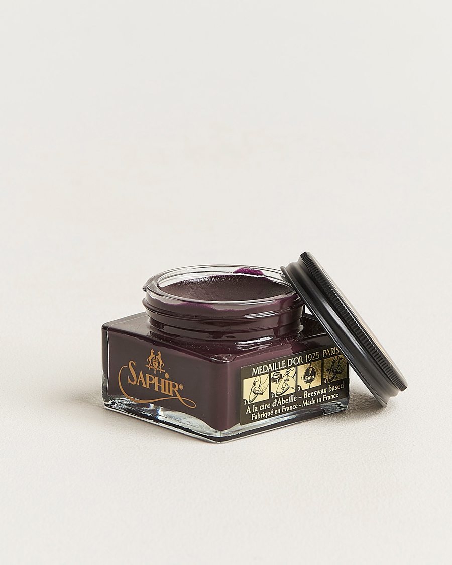 Herre | Skopleie | Saphir Medaille d'Or | Creme Pommadier 1925 75 ml Burgundy