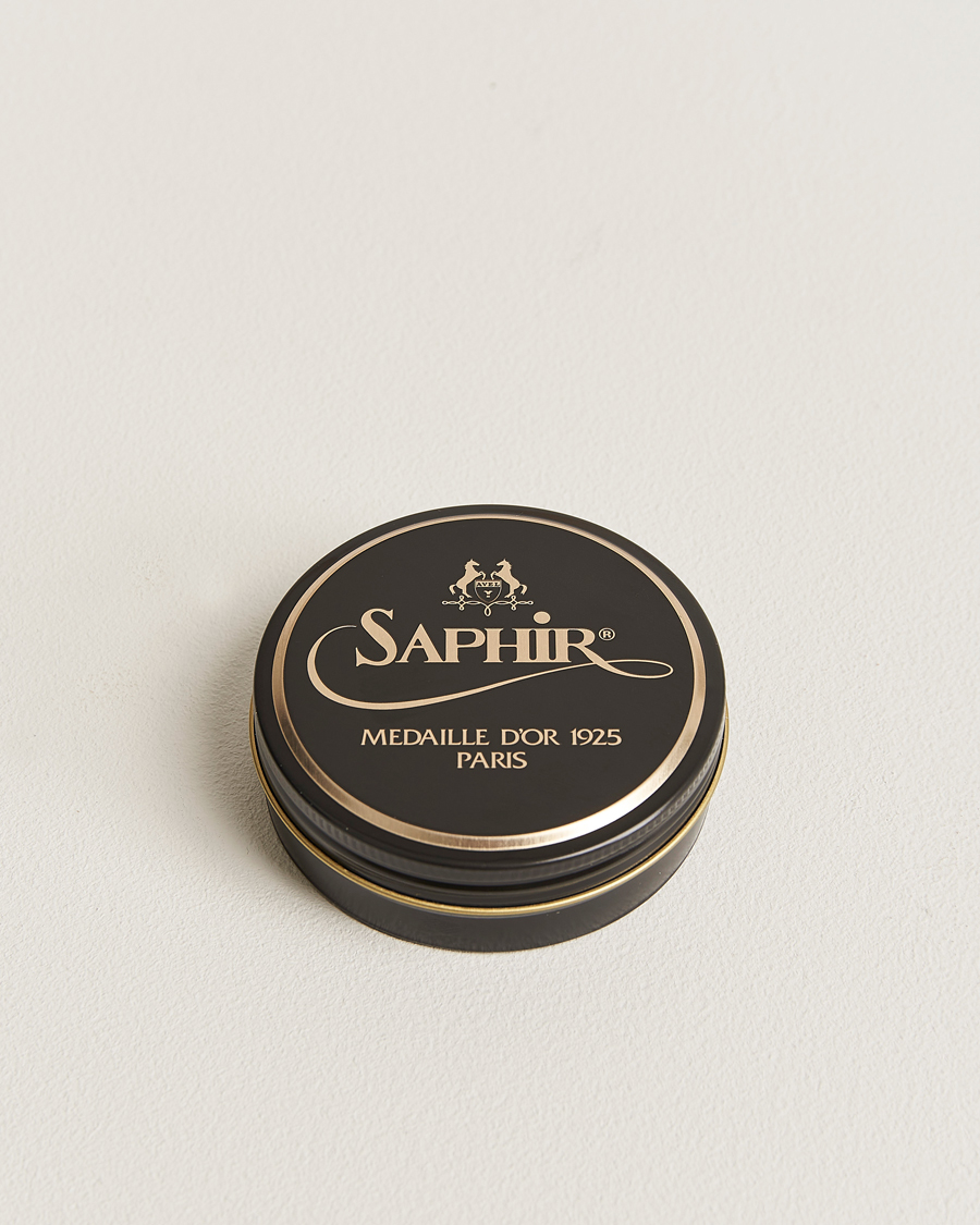 Herre | Skopleie | Saphir Medaille d'Or | Pate De Lux 50 ml Black