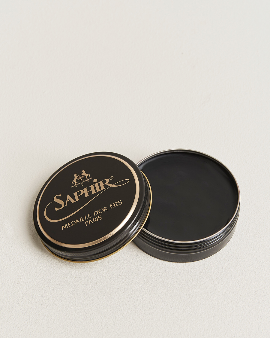 Herre | Skopleie | Saphir Medaille d'Or | Pate De Lux 50 ml Black