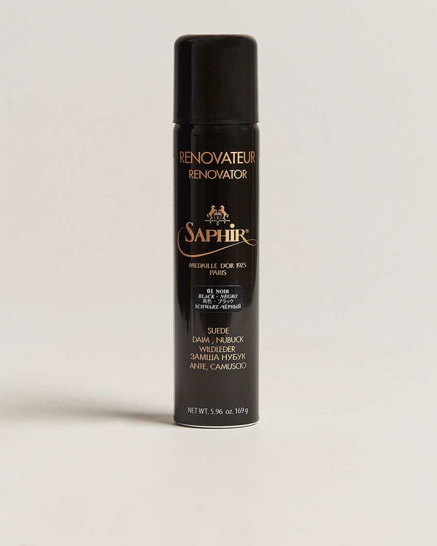 Herre | Skopleie | Saphir Medaille d'Or | Renovateur Suede 250 ml Spray Black