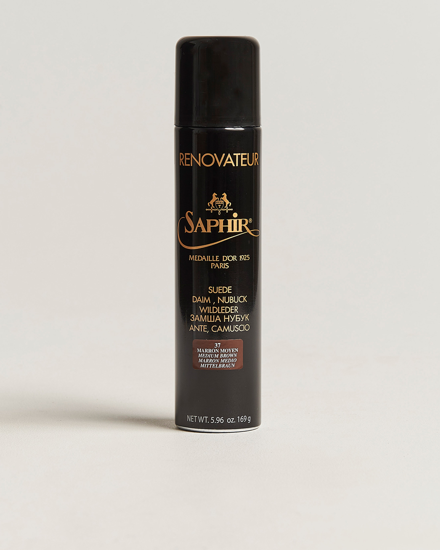 Herre | Skopleie | Saphir Medaille d'Or | Renovateur Suede 250 ml Spray Medium Brown