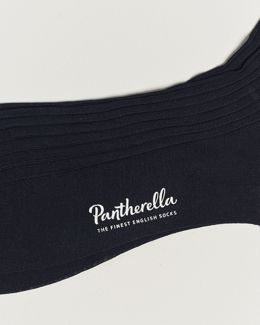 Herre | Sokker | Pantherella | Vale Cotton Socks Navy