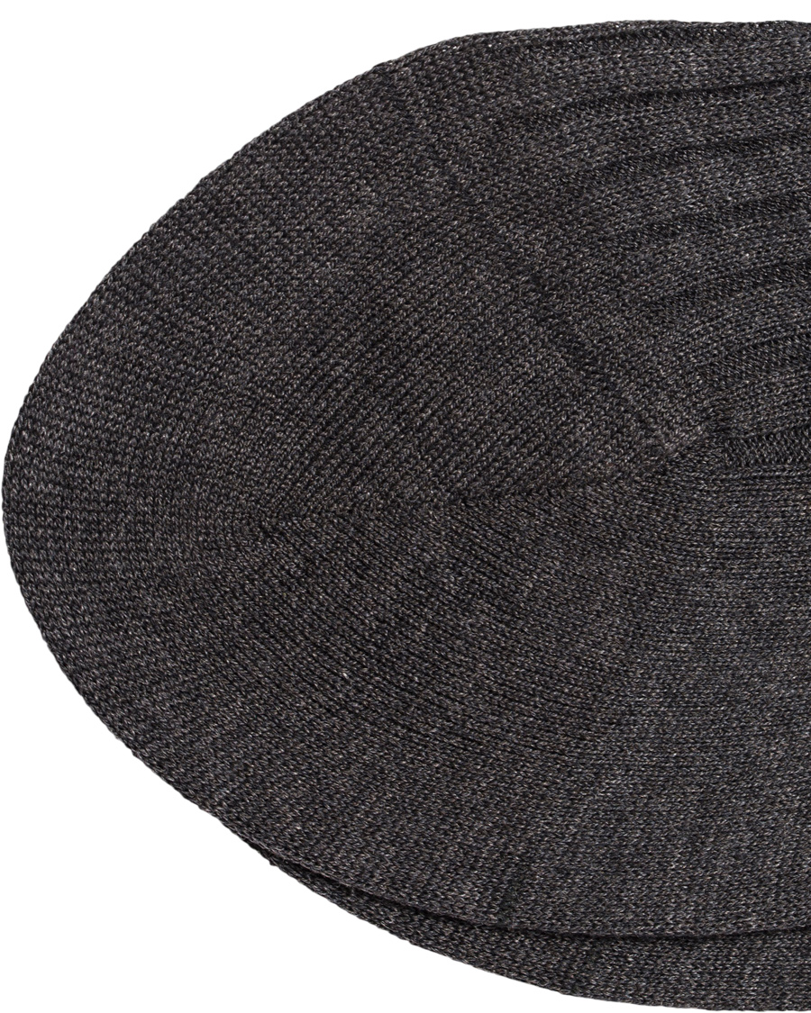 Herre | Undertøy | Pantherella | Vale Cotton Socks Dark Grey