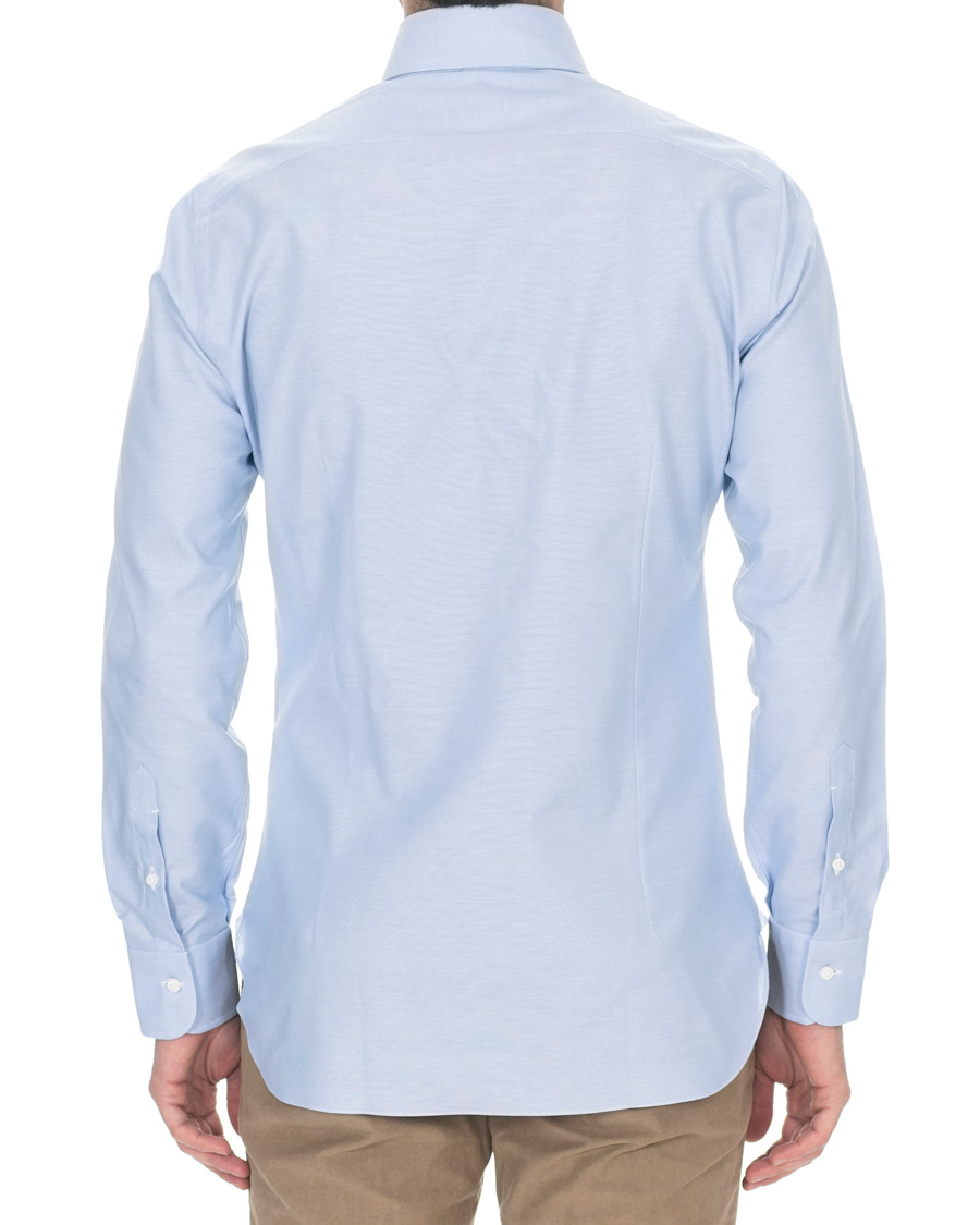 Herre | Skjorter | Barba Napoli | Slim Fit Button Down Oxford Shirt Blue